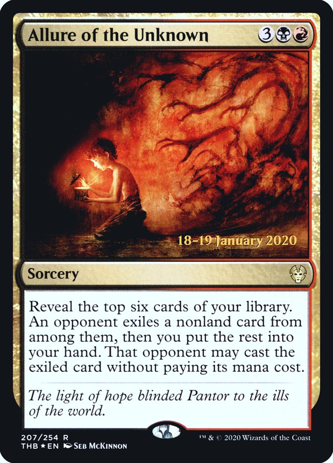Allure of the Unknown [207s] [Theros Beyond Death Promos] [Foil]
