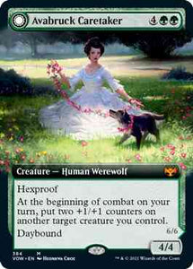 Avabruck Caretaker // Hollowhenge Huntmaster [384] [Extended Art] [Innistrad: Crimson Vow] [Non-Foil]