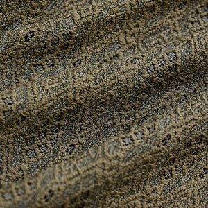 Olive Self-Design Crochet Shirt