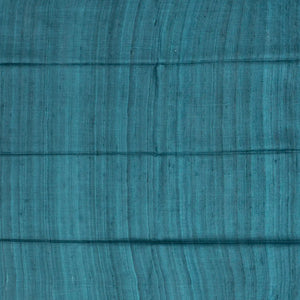 Taupe Handloom Tussar Silk Saree With Printed Bird Motifs