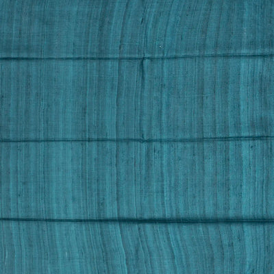 Taupe Handloom Tussar Silk Saree With Printed Bird Motifs