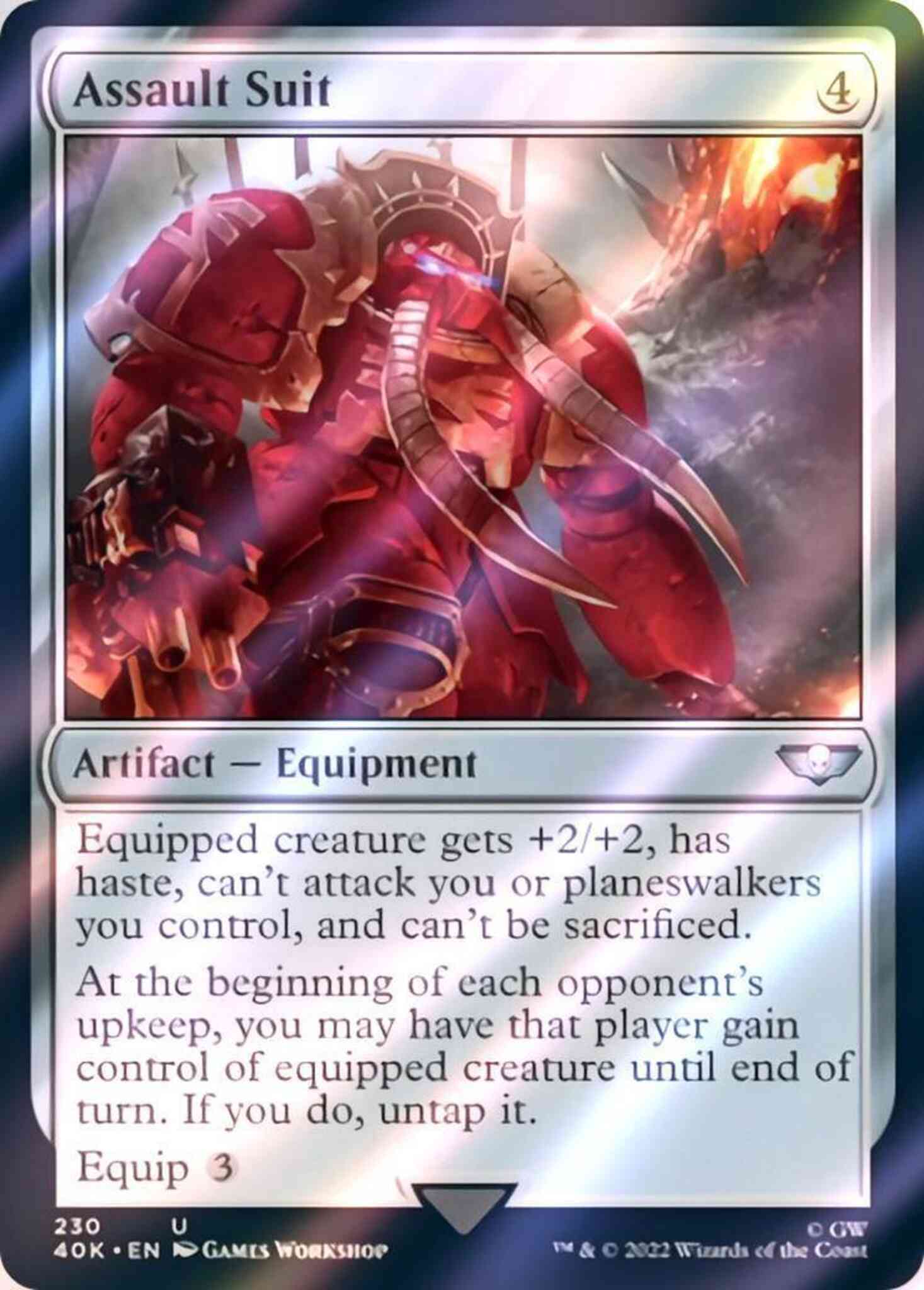 Assault Suit [230] [Universes Beyond: Warhammer 40,000] [Surge Foil]