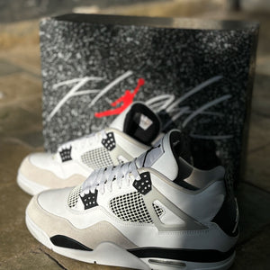 Nike Air Jordan 4 Retro White/Black-Neutral Grey