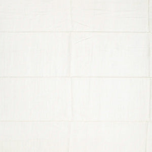 White Handwoven Tussar Silk Saree With Leaf Motifs-White