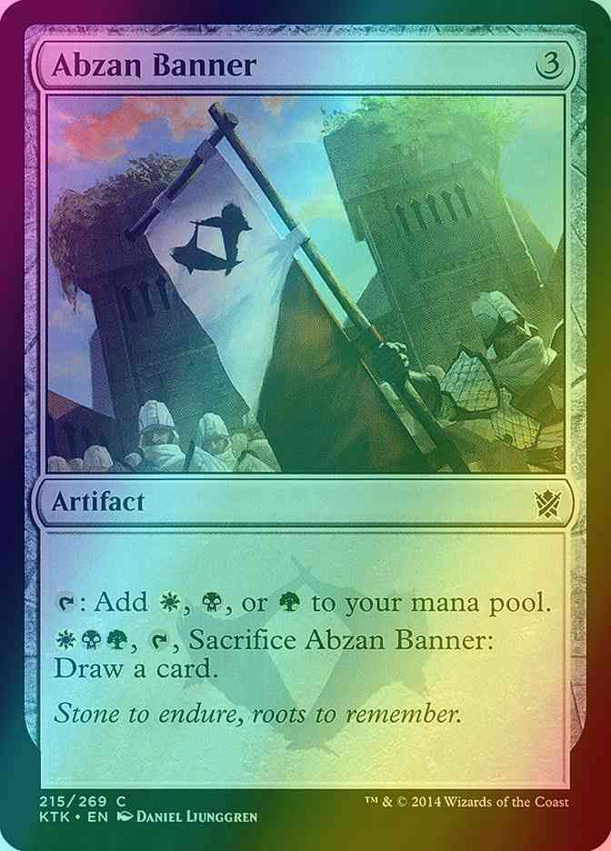 Abzan Banner [215] [Khans Of Tarkir] [Foil]