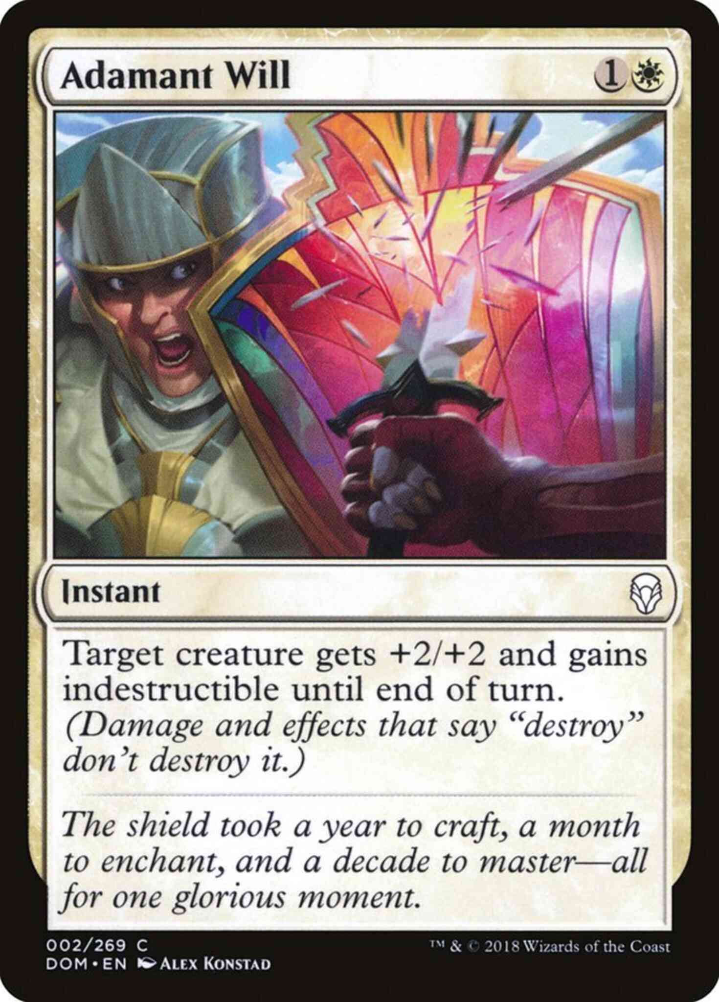 Adamant Will [2] [Dominaria] [Non-Foil]