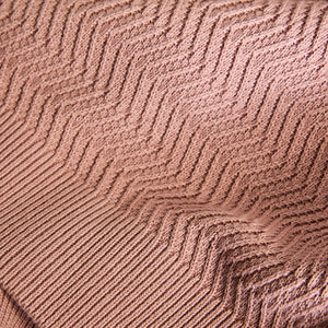 Peach Knitted Polo T-Shirt