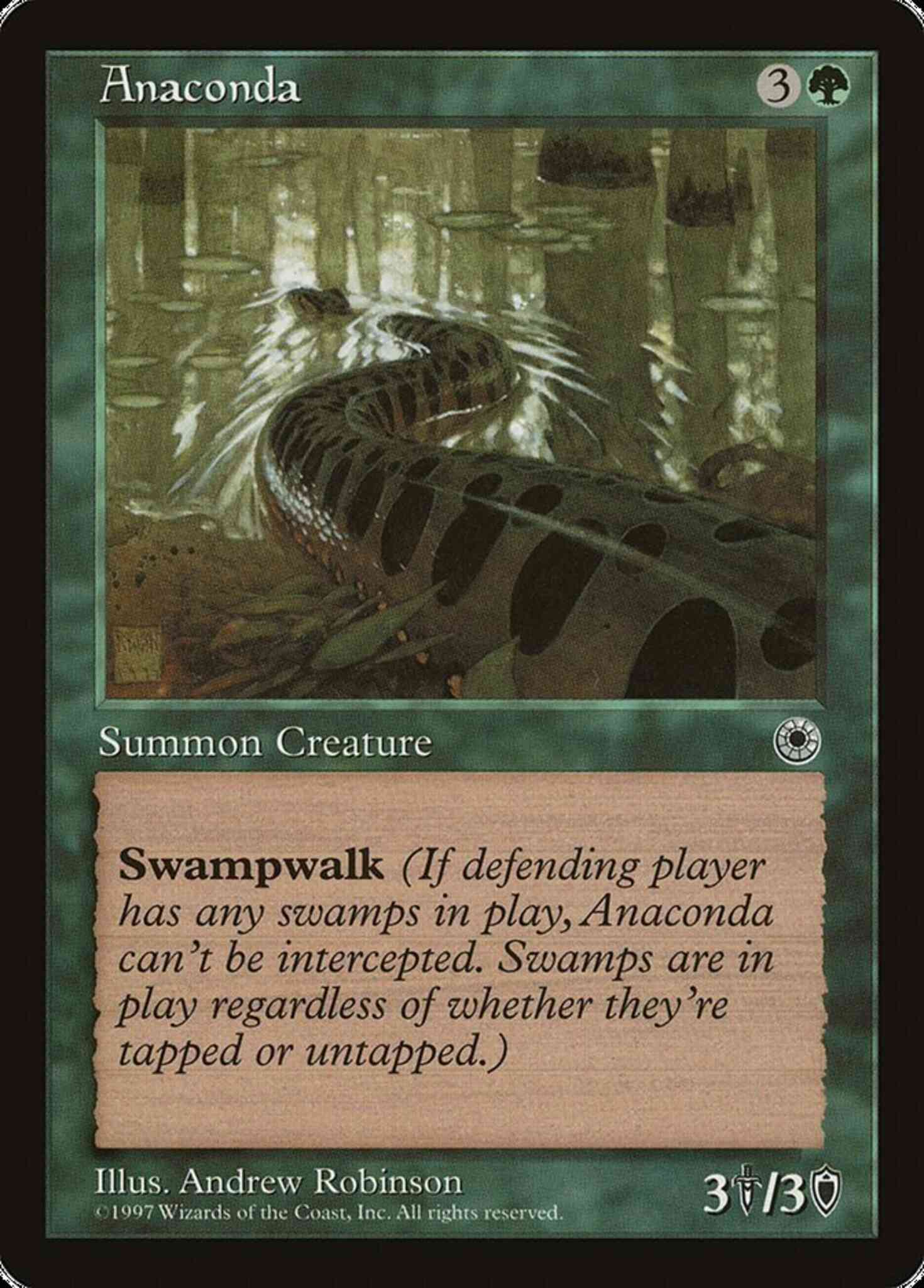 Anaconda [158c] [No Flavor Text] [Portal 1] [Non-Foil]