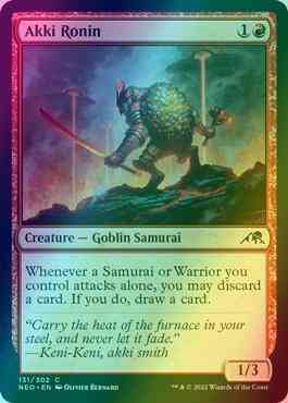 Akki Ronin [131] [Kamigawa: Neon Dynasty] [Foil]
