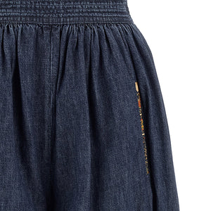 Valentino Garavani Denim Chambray Pants