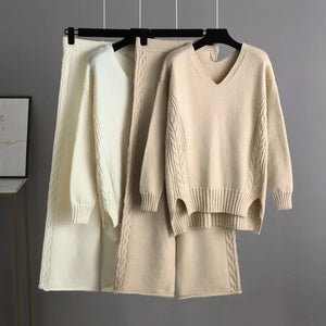 Leslie Luxe Winter Coord Set - Tracksuit