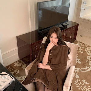 Dera Premium Winter Capes In Brown