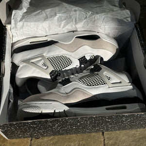 Nike Air Jordan 4 Retro White/Black-Neutral Grey