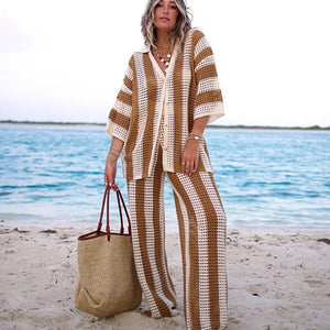 Dorre Top and Pants Resortwear Set