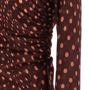 Stella Mccartney Polka Dot Mesh Dress