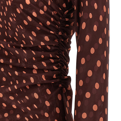Stella Mccartney Polka Dot Mesh Dress