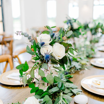 Glamorous White and Sage Green Texas Wedding