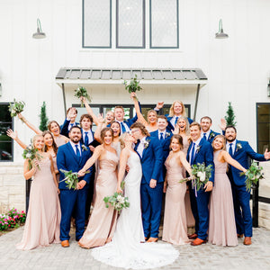 Glamorous White and Sage Green Texas Wedding