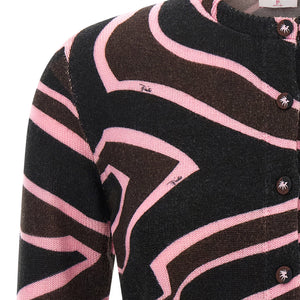 Emilio Pucci Onde Cropped Cardigan