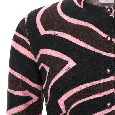 Emilio Pucci Onde Cropped Cardigan