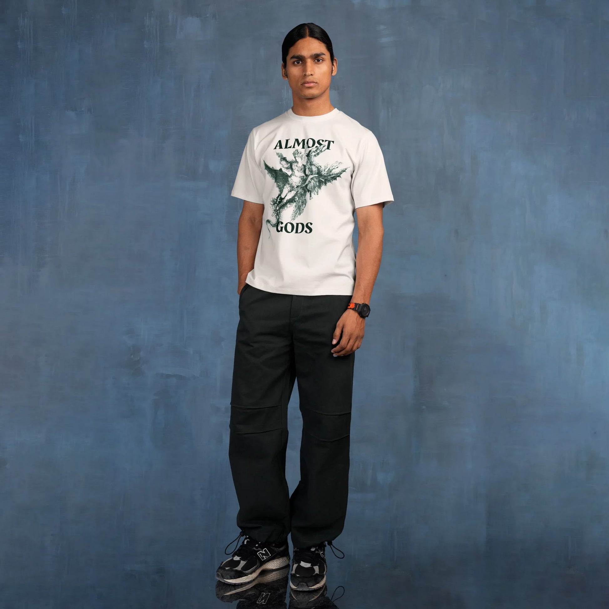 ALMOST GODS | DREAM OF THE ORIENT RELAXED TEE { OFF WHITE
