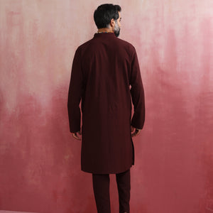 trueBrowns Men's Cola Kurta