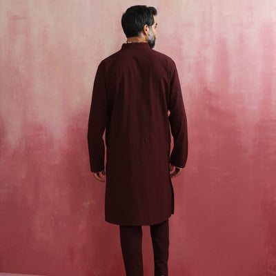 trueBrowns Men's Cola Kurta