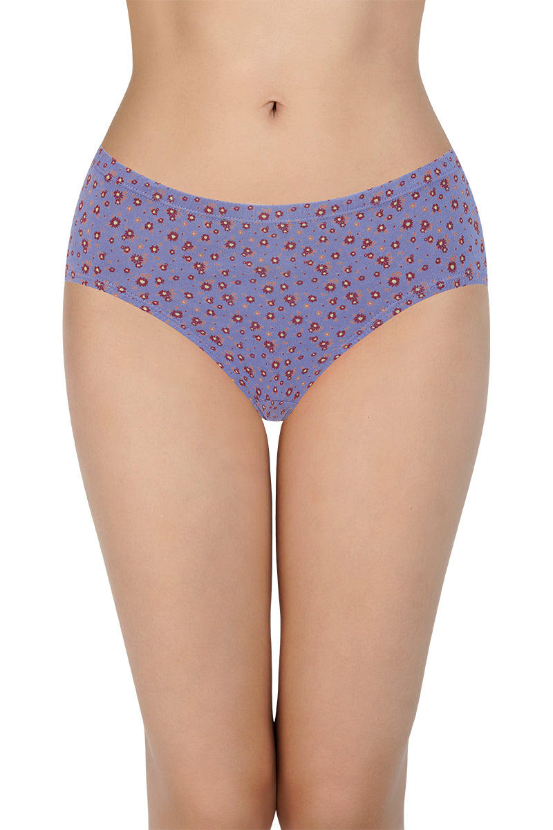 100% Cotton Hipster Panty Pack (Pack of 3) - D018 - Multi