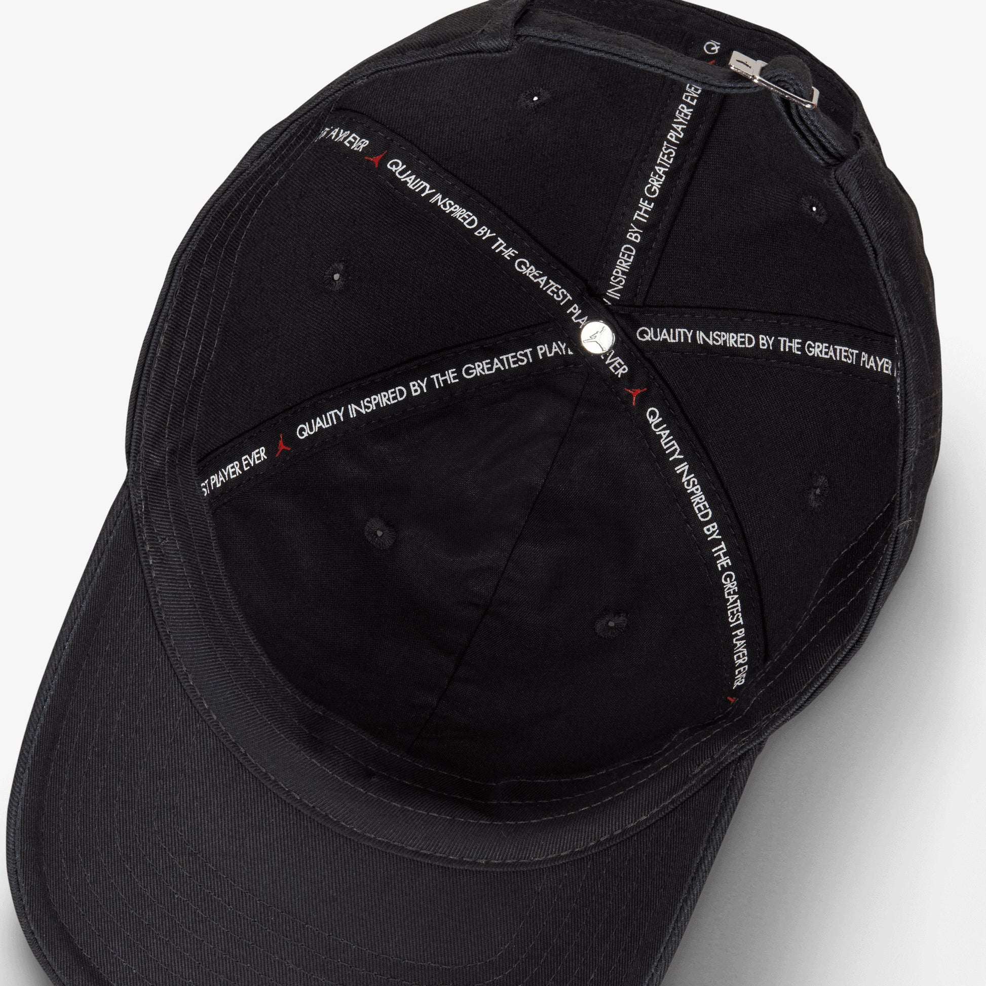 Jordan | UNSTRUCTURED CURVED-BILL HAT { BLACK