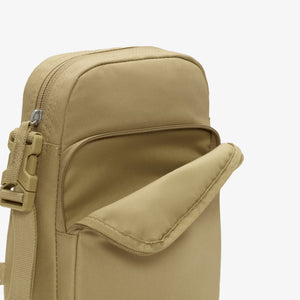 NIKE | HERITAGE CROSSBODY BAG (4L) { PARACHUTE BEIGE/SUMMIT WHITE