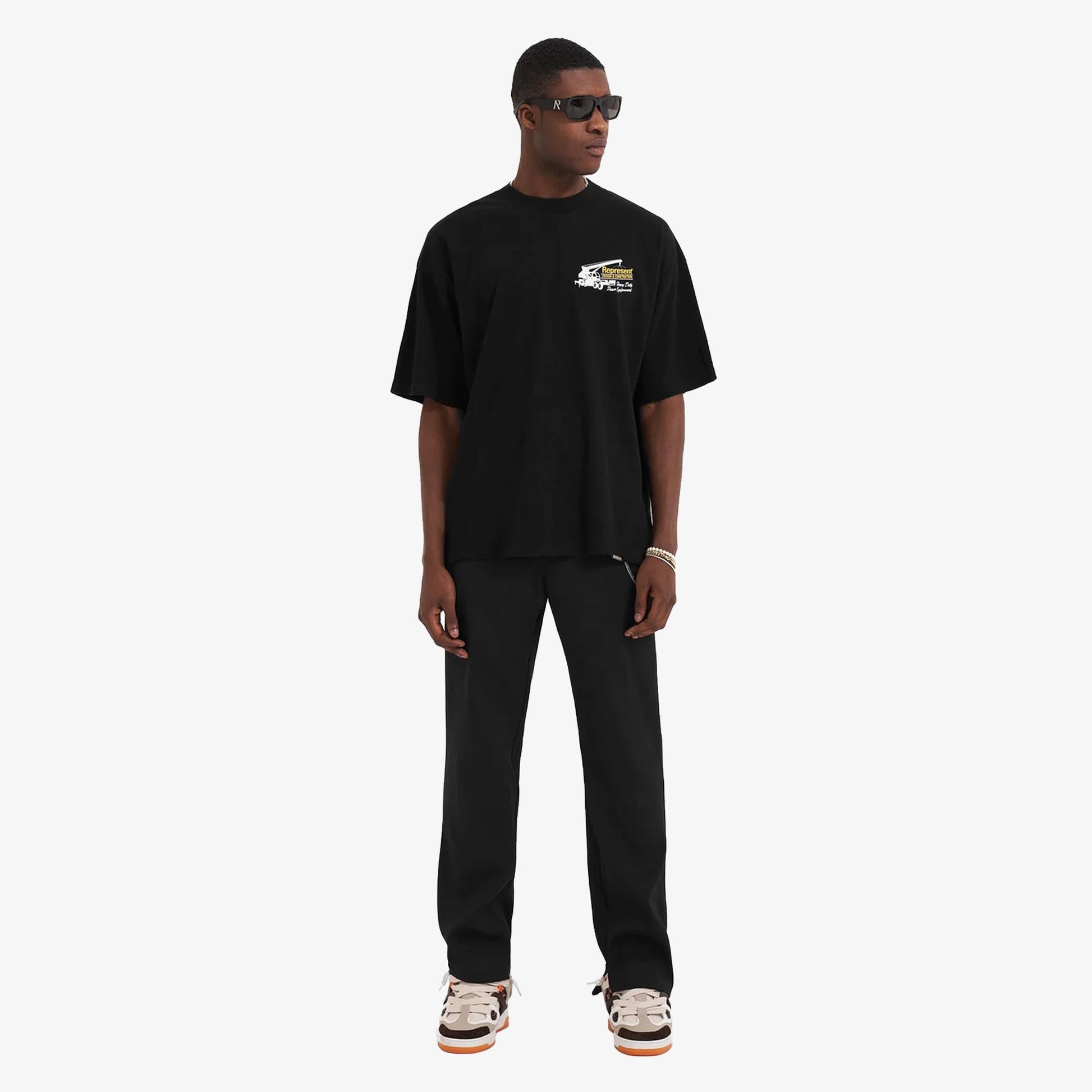 Represent | DESIGN & CONSTRUCTION T-SHIRT  { BLACK