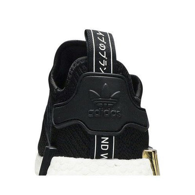 adidas NMD R1 Black Gold Metallic (Women's)