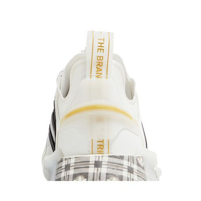 adidas NMD R1 V3 White Black Gold Tartan Trefoil