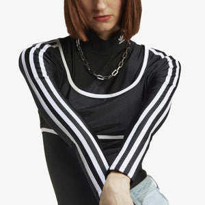 Adidas Originals | LONG SLEEVE BODYSUIT  { BLACK