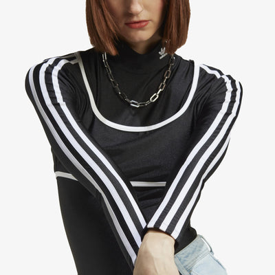Adidas Originals | LONG SLEEVE BODYSUIT  { BLACK