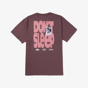 HUF | COUSIN OF DEATH T-SHIRT  { EGGPLANT