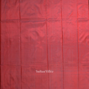 Rust Red Designer Katan Banarasi Silk Saree