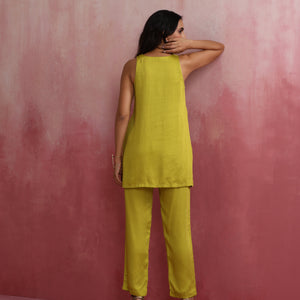 trueBrowns Lime Green Short Co-ord set