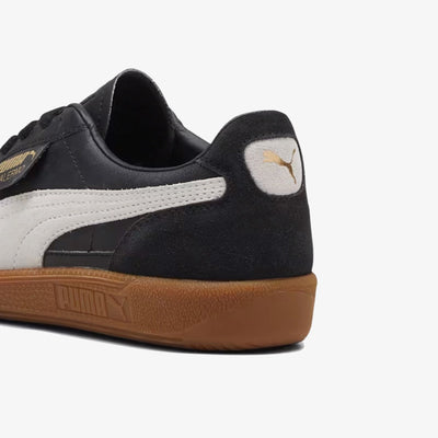 PUMA | PALERMO LTH { PUMA BLACK\FEATHER GRAY-GUM