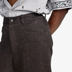F A R A K | BASICS MONOCHROME PANT { BROWN