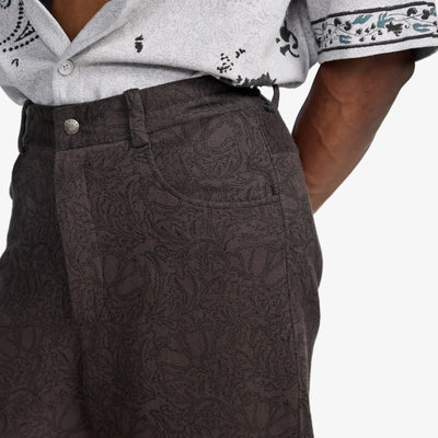 F A R A K | BASICS MONOCHROME PANT { BROWN