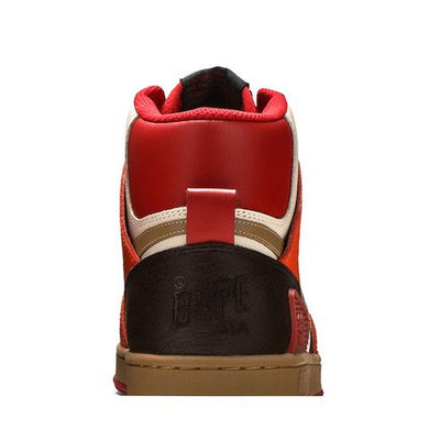 A Bathing Ape Bape Sta 93 Hi Red Orange Light Sand
