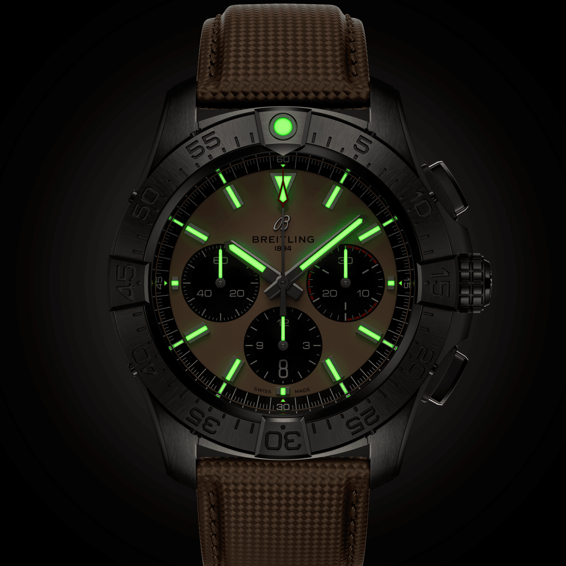 Breitling Avenger B01 Chronograph Sand Dial Men 44mm