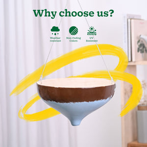 Ceramic Hanging Pot Cosmic Stone