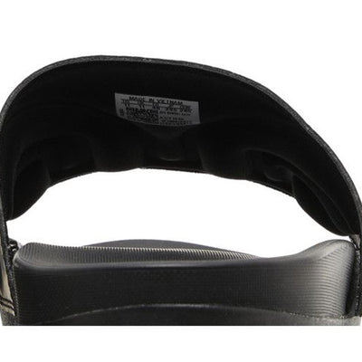 adidas Adilette Comfort Slides Core Black Gold Metallic