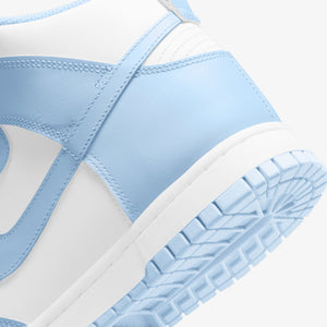 Nike | DUNK HIGH  { WHITE/ALUMINUM
