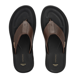 Comet Leather Slippers by Aspeerio