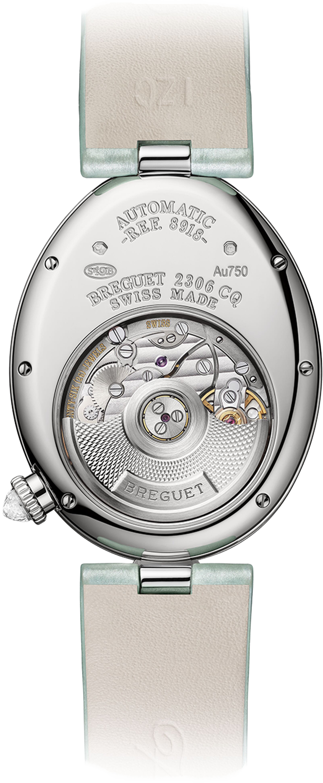 Breguet Reine De Naples Green Strap 36.50 mm for Women