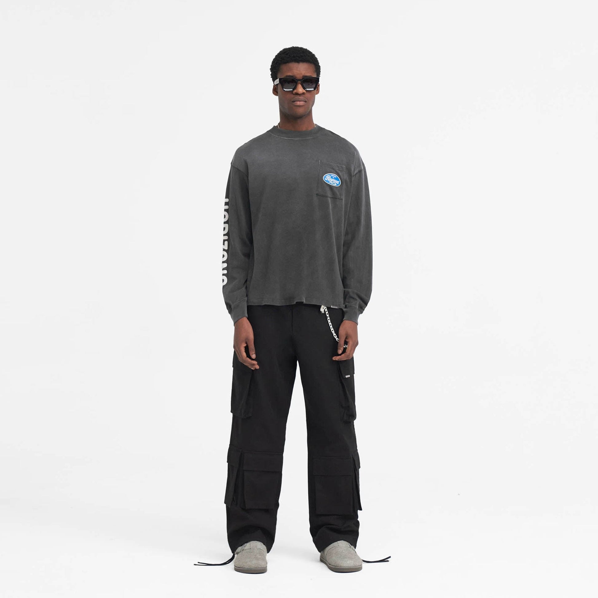 Represent | CLASSIC PARTS LONG SLEEVE  { AGED BLACK