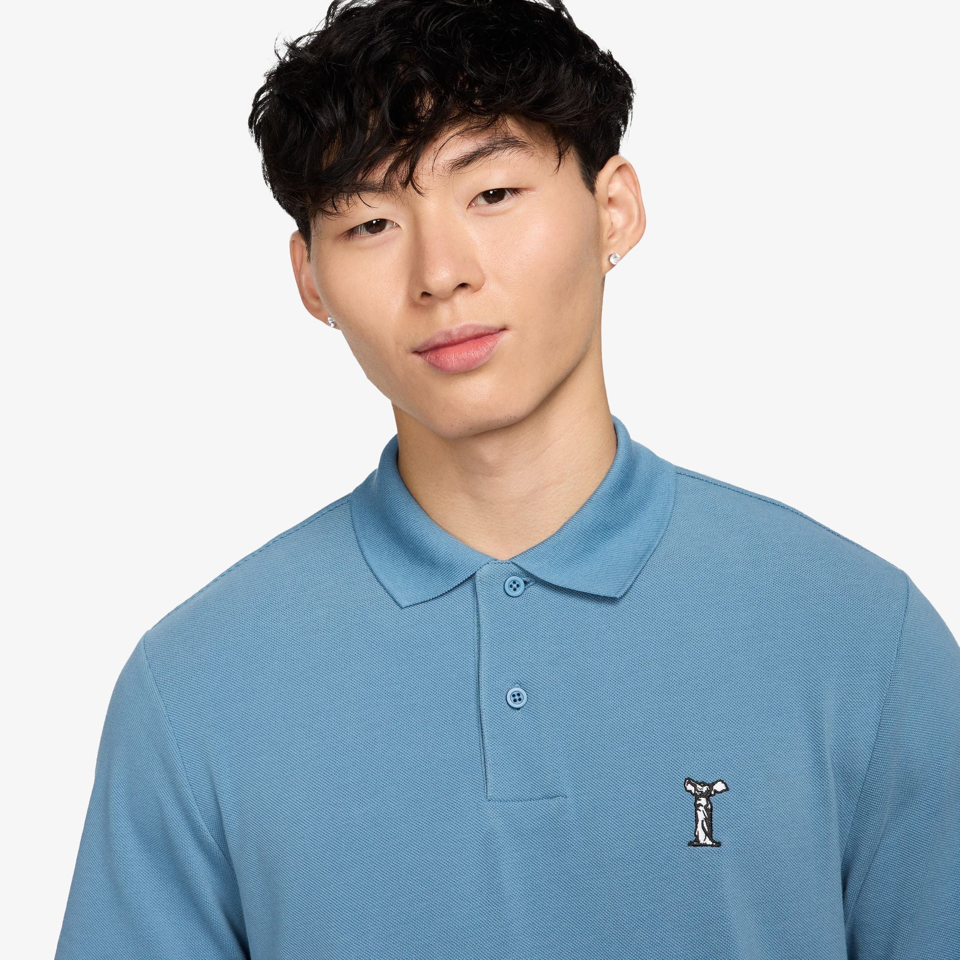 NIKE | POLO { AEGEAN STORM/BLACK/BLACK